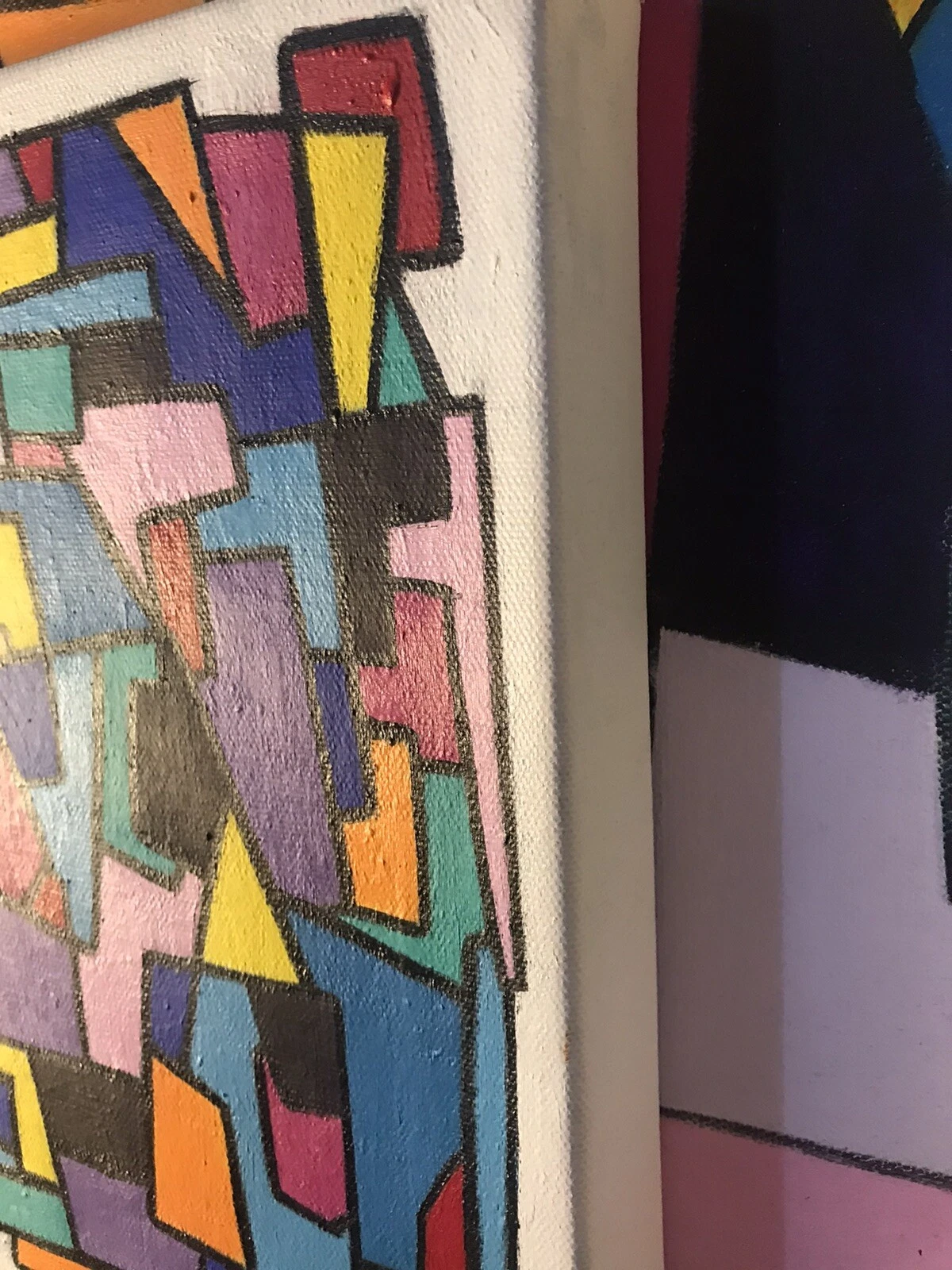 Open Vortex No. 102 – Original Geometric Abstract Acrylic Painting by M. Sky Glenn - Image 3