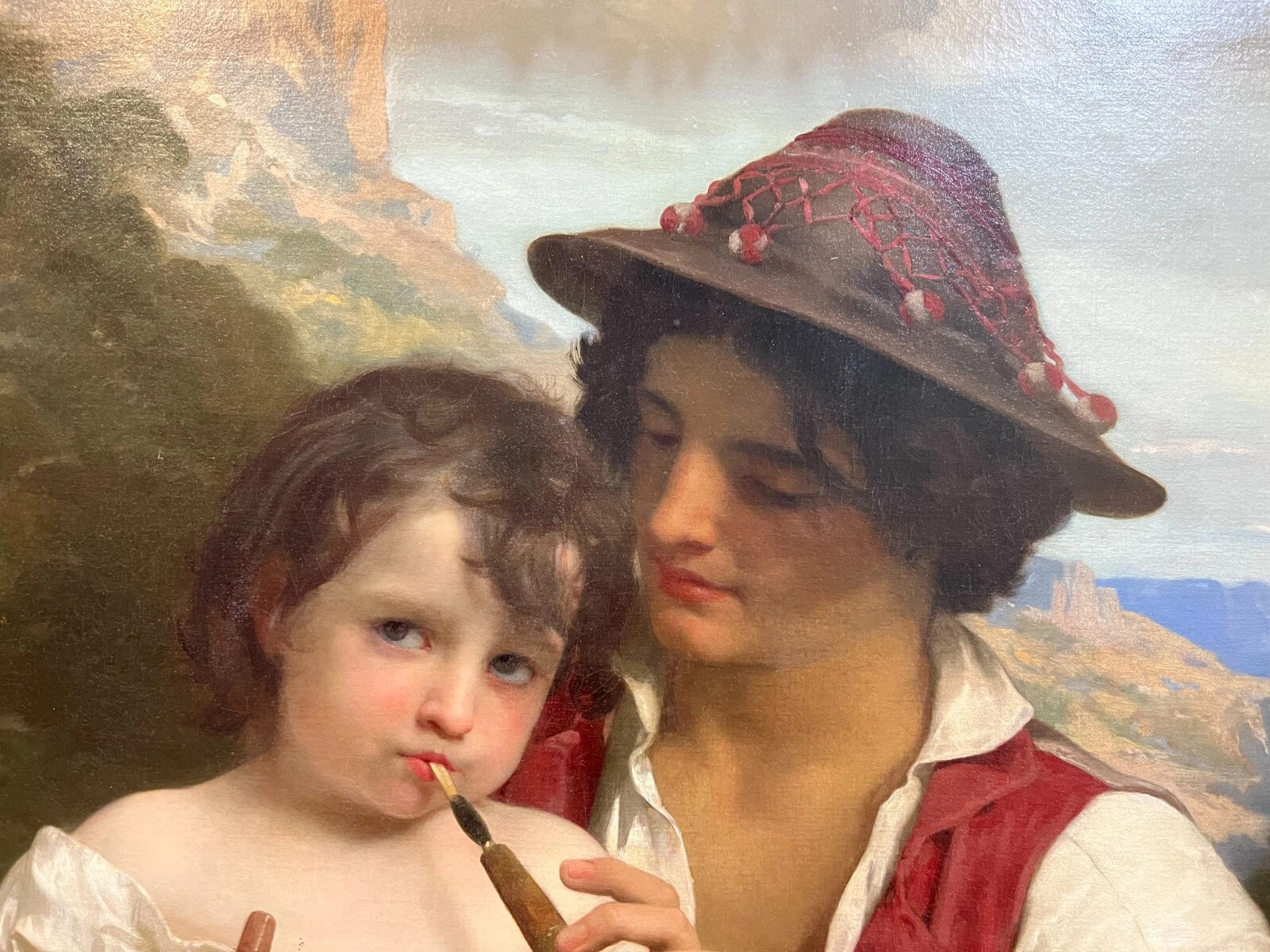 La Leçon de Flûte (1868) by William-Adolphe Bouguereau – Original 19th Century - Image 11