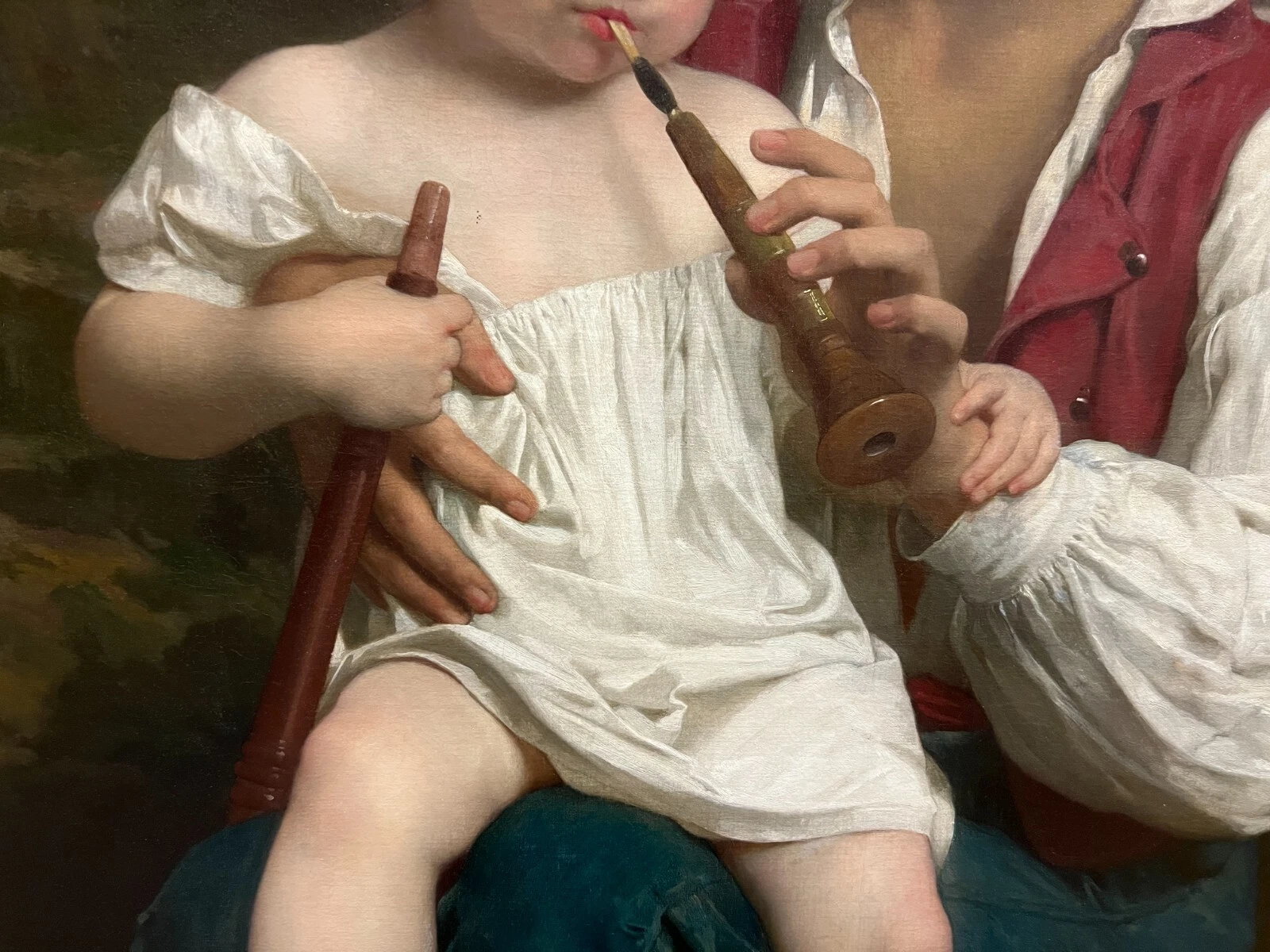 La Leçon de Flûte (1868) by William-Adolphe Bouguereau – Original 19th Century - Image 7
